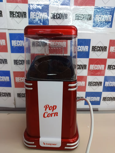 Palomotera 630 W, 260 milliliters, Plastic, Blanco/Rojo BEPER 90.590 Pop Corn Retro
